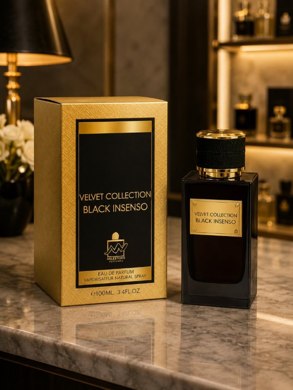 MILESTONE Velvet Collection Black Insenso (Unisex) 100ML EDP